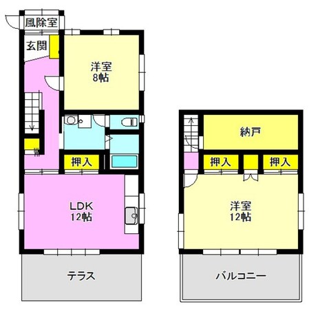 ラベンダーハウスの物件間取画像